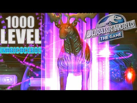 INDRICOCEROS 1000 LEVEL - BEASTS OF THE BIOO OME PACK | JURASSIC WORLD THE GAME