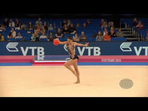 Luiza SADYAN (ARM) 2015 Rhythmic Worlds Stuttgart - Qualifications Ball