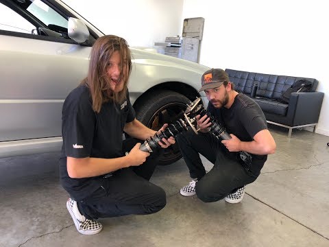 BC Racing WRX coilover install and settings.