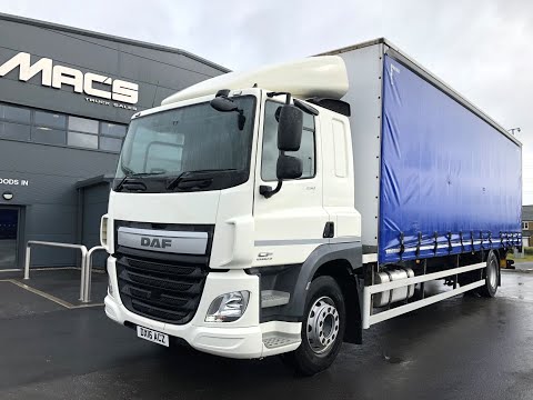 DAF (2016) CF250, 4 x 2, Rigid Curtain Sider