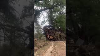 Scattered Debris, Overturned Vehicles Observed in Kerrville Following Deadly Flooding