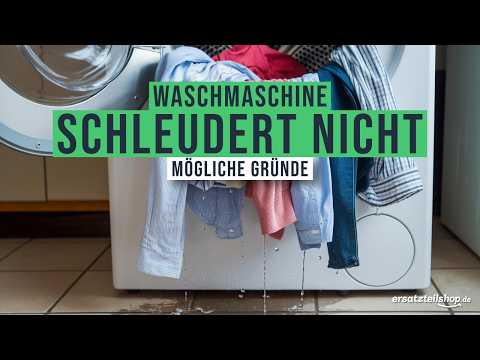Waschmaschine schleudert nicht? – Diese einfachen Tipps helfen dir weiter!