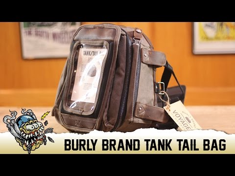Burly Brand Motorcycle Tank/ Tail Bag Overview - Deadbeatcustoms.com