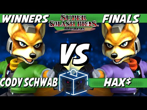 Coinbox 61 - Cody Schwab (Fox) vs Hax$ (Fox) Winners Finals - Smash Melee