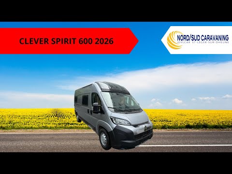 FOURGON LITS JUMEAUX CLEVER SPIRIT 600 2026 NORD SUD CARAVANING