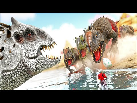 I Hunted and Stole the Eggs of the Most Powerful Gang of Alpha Indominus Rex! I'm Going to... (Su...