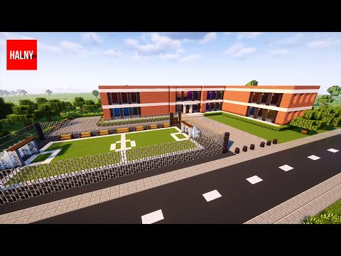 How to build a school in Minecraft