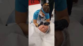 Live Microblading at Professional Beauty Excel (February 2017)