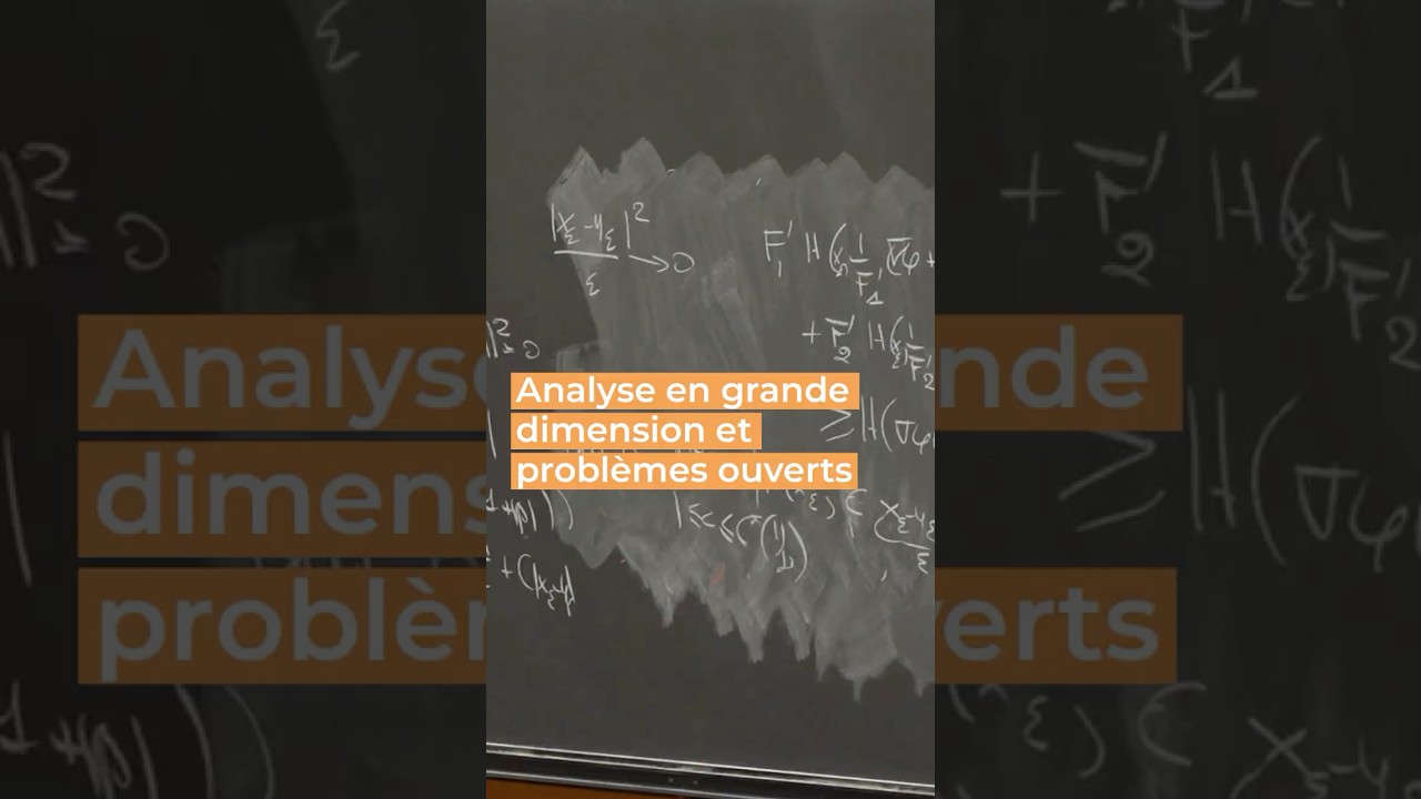 Analyse en grande dimension et problèmes ouverts - Pierre-Louis Lions