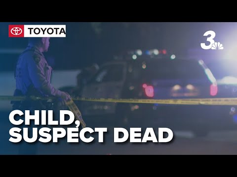 Armed suspect, child hostage dead after shots fired by Las Vegas officers and suspect