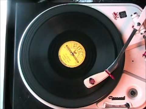 GET RHYTHM by Johnny Cash - SUN Label 78 rpm Record