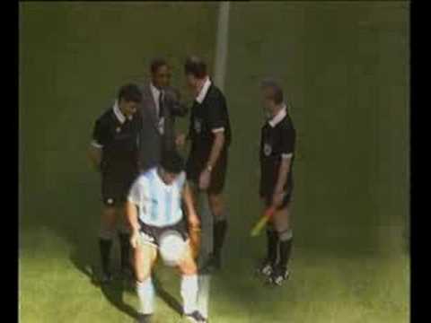 Maradona - Before KickOff  vs Cameroon (1990 FIFA World Cup)