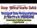 Doxy (Miles Davis) Trumpet Solo with Music Sheet Fast & Slow ジャズトランペットソロ 楽譜付き 速め&遅め