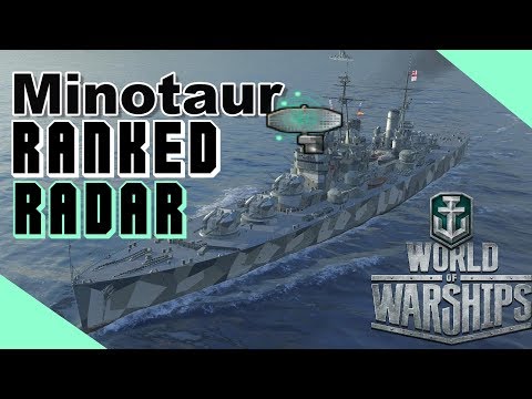265K RADAR Minotaur in ranked || World of Warships