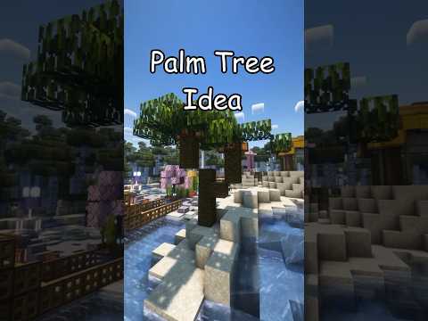 Insane Minecraft Palm Tree Tutorial! 😱 #minecraft