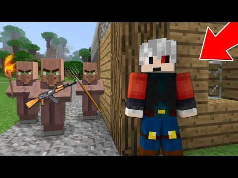 1000$ GİZLİ SİLAHLI KÖYLÜLER - Minecraft