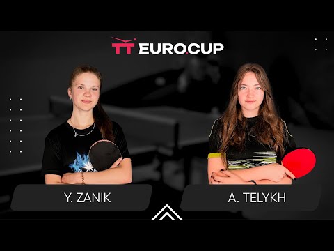 16:20 Yulianna Zanik - Anastasiia Telykh 22.10.2023 TT Euro.Cup Ukraine  Master. TABLE 4