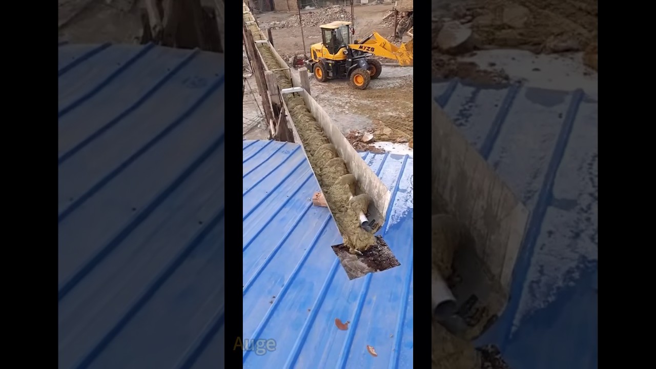 U-type screw conveyor for conveying faeces #auger #blade #screwconveyor #conveyor #conveyormachine