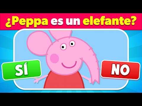 PEPPA PIG: ¿Verdadero o Falso? ✔️❌ Peppa🐷Danny🐶Suzy🐑George🦖Zoe😍