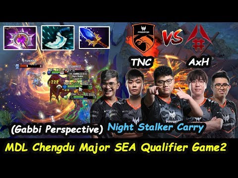 TNC vs Alpha x Hashtag | Gabbi [Night Stalker] Carry MDL Chengdu Major SEA Qualifier Game 2 Dota 2