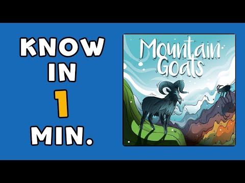 Mountain Goats on BGA! know in 1 min! #boardgames