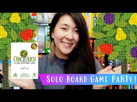 Orchard | Solo Board Game PaRTy!!! (Playthrough and Review/ Tutorial, yup!) 🍎 🍐 🍇