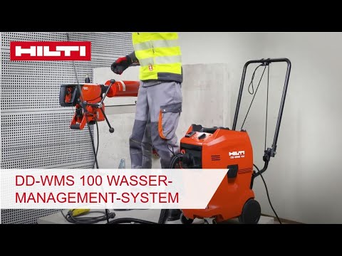 ANLEITUNG Hilti DD WMS100 Wasser-Management-System - Einrichtung und Verwendung im Recyclingmodus