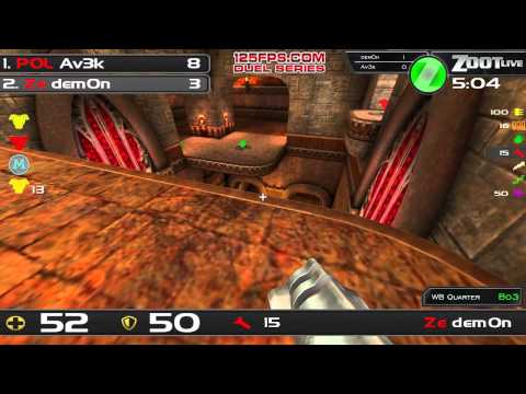 125 FPS Old Maps Cup #1 - WB Quarter Final - Av3k vs dem0n