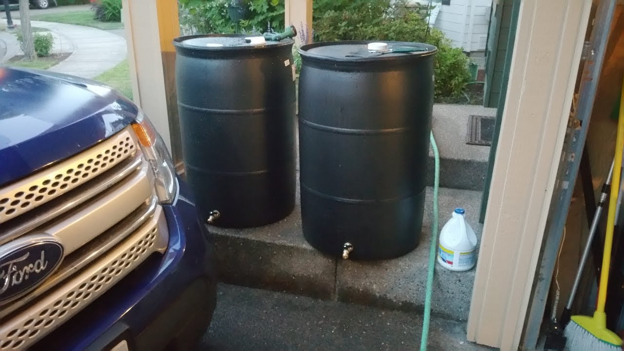 Watch video Rain Barrel Spigot Installation - How to install a spigot on a 55 gallon drum Now Rain Barrel Spigot Installation - How to install a spigot on a 55 gallon drum