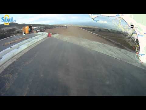 Centura Sibiului in septembrie 2010 de pe DJ 106B "Aeroport" spre DN1 "Selimbar" / www.sibiul.ro