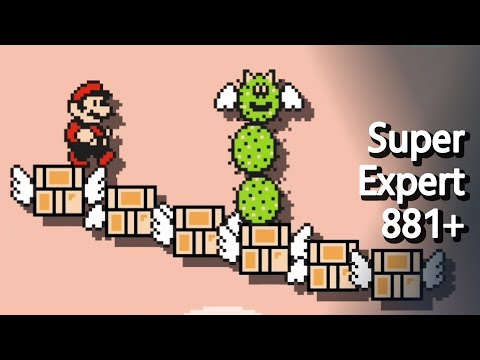Super Expert Endless 881+ Clears in Mario Maker 2