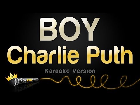 Charlie Puth - BOY (Karaoke Version)