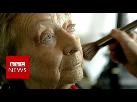 My 84-year-old husband now does my make-up - BBC News