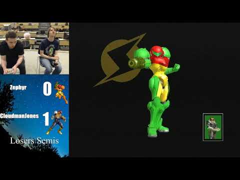 Zephyr (Samus) vs CloudmanJones (Captain Falcon) | Loser's Semis | Melee Weekly | June 12th
