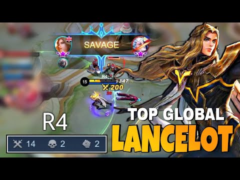 SAVAGE! Fast Hand Lancelot Gameplay [ Lancelot Top Global Best Build 2021 ] By R4 - Mobile Legends