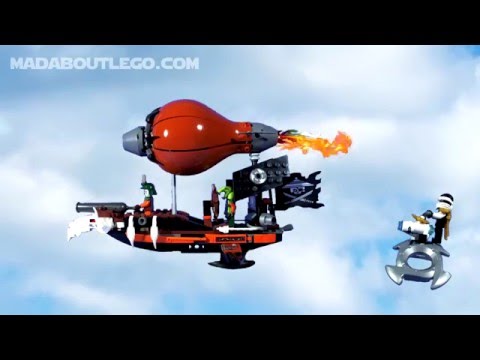 Vidéo LEGO Ninjago 70603 : L'attaque du Zeppelin des Pirates