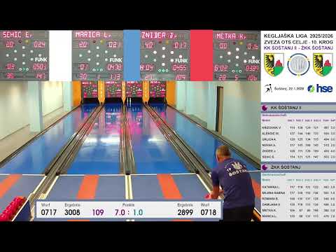 LIGA ZVEZA OTS CELJE / 10. KROG / KK ŠOŠTANJ II - ŽKK ŠOŠTANJ / 22.1.2026