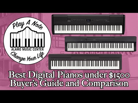2019's Best Digital Pianos Under $1500 -  Buyer's Guide and Comparison - Yamaha and Casio