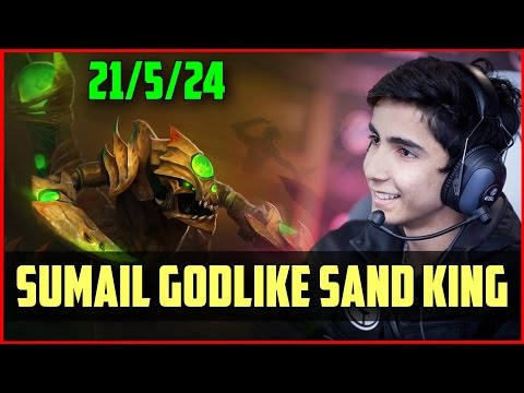 EG.SumaiL Godlike Sand King DOTA 2 gameplay