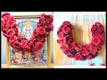 How To Make Flower Garland For God Rose Flower Mala Making DIY Garland Making At Home