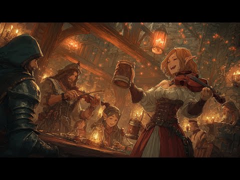 The Thieves’ Cozy Night | Medieval Tavern Fantasy Music for Relaxation