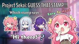 Project Sekai: GUESS THAT STAMP!!! (PJSK Quiz)