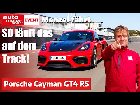Menzel fährt Porsche Cayman GT4 RS: SO fährst DU richtig auf der Rennstrecke! | auto motor und sport