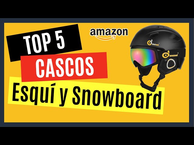 Vídeo relacionado con Odoland Kit de Casco Esquí con Gafas Esquí, Casco Snowboard para Hombres Mujeres Jóvenes, Protección UV 400 y a Prueba de Viento, Casco Deportivo para Esquí Snowboard y Patinaje, Negro, M