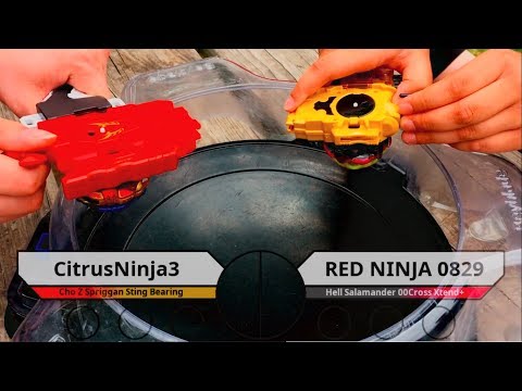 WBO Beyblade Tournament Battle: CitrusNinja3 vs RED NINJA 0829 - Beigoma Blues #BeybladeBurst