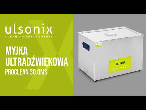 Video - Myjka ultradźwiękowa - 30 l - 40 kHz - 600 W