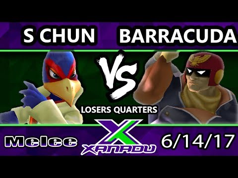 S@X 206 - S Chun (Fox) Vs. Barracuda (Fox) - Smash Melee Losers Quarters - SSBM