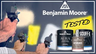 Benjamin Moore Scuff-X Vs BM Advance Vs BM Aura [How To Airless Spray]
