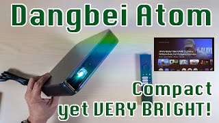 Dangbei Atom Portable Laser Projector | Thin, Bright, Smart! Great for Travel!