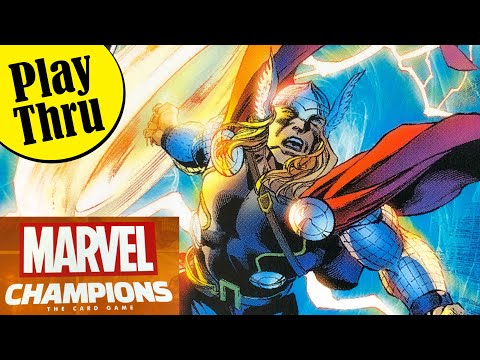 Marvel Champions THOR and CAPTAIN AMERICA vs ULTRON Play Through